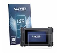 savvies Protector Pantalla para iCarsoft VAWS V 4.0 | 18 Unidades Transparente Protección Pantalla Made in Germany Película Ultra Transparente