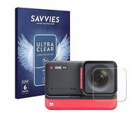 savvies Protector Pantalla para Insta360 One RS 4K Edition (Lente) (6 Unidades) Película Ultra Transparente