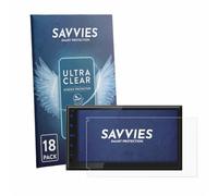 savvies Protector Pantalla para JVC KW-593BT | 18 Unidades Transparente Protección Pantalla Made in Germany Película Ultra Transparente