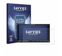 savvies Protector Pantalla para Kenwood DNX9190DABS 6 Unidades - Película Ultra Transparente