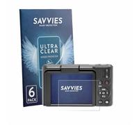 savvies Protector Pantalla para Kodak Pixpro C1 6 Unidades - Película Ultra Transparente