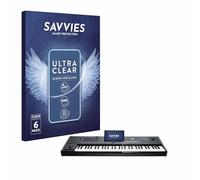 savvies Protector Pantalla para KORG Pa5X | 6 Unidades Transparente Protección Pantalla Made in Germany Película Ultra Transparente
