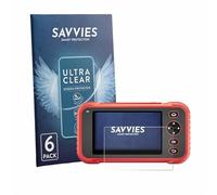 savvies Protector Pantalla para Launch CRP129E Plus 6 Unidades - Película Ultra Transparente