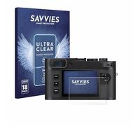 savvies Protector Pantalla para Leica M EV1 18 Unidades - Película Ultra Transparente