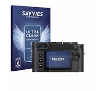 savvies Protector Pantalla para Leica M EV1 6 Unidades - Película Ultra Transparente