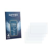 Savvies Protector Pantalla para Leica Q3 43 Formular 1 Edition | 4 Unidades Transparente Protección Pantalla Made in Germany 3D Curvo Full Cover Pantalla Completa