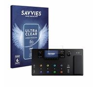 savvies Protector Pantalla para Line 6 Helix LT | 6 Unidades Transparente Protección Pantalla Made in Germany Película Ultra Transparente