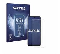 savvies Protector Pantalla para Motorola Moto G06 | 6 Unidades Transparente Protección Pantalla Made in Germany Película Ultra Transparente