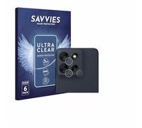 savvies Protector Pantalla para Motorola Moto G56 (SÓLO Cámara) (6 Unidades) Película Ultra Transparente