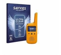 savvies Protector Pantalla para Motorola Talkabout T72 6 Unidades - Película Ultra Transparente
