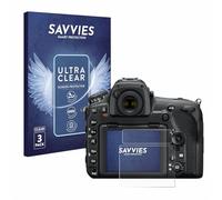 savvies Protector Pantalla para Nikon D850 | 6 Unidades Transparente Protección Pantalla Made in Germany Película Ultra Transparente