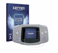 savvies Protector Pantalla para Nintendo Gameboy Advance GBA 6 Unidades - Película Ultra Transparente