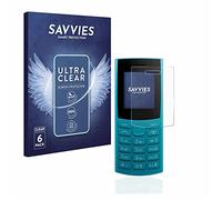 savvies Protector Pantalla para Nokia 110 4G (2023) 6 Unidades - Película Ultra Transparente