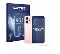 savvies Protector Pantalla para Oppo Reno 14 F (Frontal+Cámara) (6 Unidades) Película Ultra Transparente