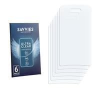 savvies Protector Pantalla para Panasonic KX-TU410 6 Unidades - Película Ultra Transparente