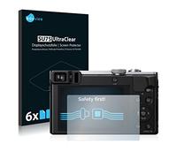savvies Protector Pantalla para Panasonic Lumix DMC-TZ70 6 Unidades - Película Ultra Transparente