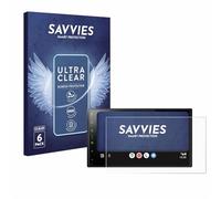 savvies Protector Pantalla para Pioneer SPH-DA77DAB | 6 Unidades Transparente Protección Pantalla Made in Germany Película Ultra Transparente