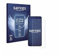 savvies Protector Pantalla para realme P3 5G (6 Unidades) Película Ultra Transparente