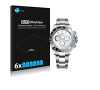 savvies Protector Pantalla para Rolex Cosmograph Daytona (40 mm) (6 Unidades) Película Ultra Transparente