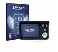 savvies Protector Pantalla para Rollei Compactline 880 18 Unidades - Película Ultra Transparente