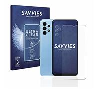 savvies Protector Pantalla para Samsung Galaxy A13 (Frontal+Cámara) (6 Unidades) Película Ultra Transparente