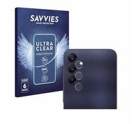 savvies Protector Pantalla para Samsung Galaxy A25 5G | (SÓLO Cámara) 6 Unidades Transparente Protección Pantalla Made in Germany Película Ultra Transparente