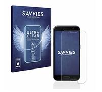 savvies Protector Pantalla para Samsung Galaxy A3 2017 (6 Unidades) Película Ultra Transparente