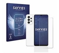 savvies Protector Pantalla para Samsung Galaxy A33 5G (Frontal+Cámara) 6 Unidades - Película Ultra Transparente