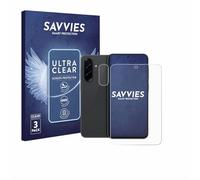 savvies Protector Pantalla para Samsung Galaxy A36 5G Enterprise Edition | (Frontal+Cámara) 6 Unidades Transparente Protección Pantalla Made in Germany Película Ultra Transparente