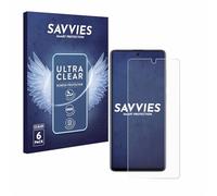 savvies Protector Pantalla para Samsung Galaxy A71 (6 Unidades) Película Ultra Transparente