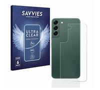 savvies Protector Pantalla para Samsung Galaxy S22 Plus 5G (Trasero) 6 Unidades - Película Ultra Transparente