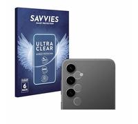 savvies Protector Pantalla para Samsung Galaxy S24 Plus (SÓLO Cámara) 6 Unidades - Película Ultra Transparente