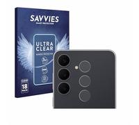 savvies Protector Pantalla para Samsung Galaxy S25 FE (SÓLO Cámara) (18 Unidades) Película Ultra Transparente