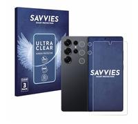 savvies Protector Pantalla para Samsung Galaxy S25 Ultra Enterprise Edition (Frontal+Cámara) 6 Unidades - Película Ultra Transparente