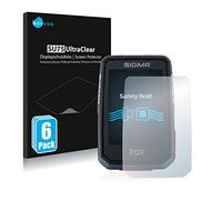 savvies Protector Pantalla para Sigma ROX 2.0 6 Unidades - Película Ultra Transparente