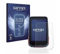 savvies Protector Pantalla para Sigma ROX 4.0 | 6 Unidades Transparente Protección Pantalla Made in Germany Película Ultra Transparente