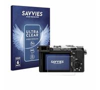 savvies Protector Pantalla para Sony Alpha 7C II (ILCE-7CM2) 6 Unidades - Película Ultra Transparente