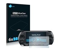 savvies Protector Pantalla para Sony PSP Street E1004 | 6 Unidades Transparente Protección Pantalla Made in Germany Película Ultra Transparente