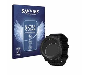 savvies Protector Pantalla para Suunto Core Alpha 6 Unidades - Película Ultra Transparente
