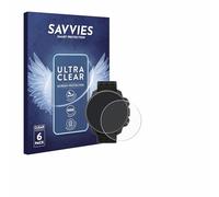 savvies Protector Pantalla para Suunto Vertical Solar | 6 Unidades Transparente Protección Pantalla Made in Germany Película Ultra Transparente