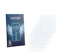 savvies Protector Pantalla para TC Electronic POLYTUNE 3 Noir 6 Unidades - Película Ultra Transparente