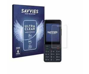 savvies Protector Pantalla para TCL Onetouch 4022s 6 Unidades - Película Ultra Transparente