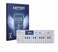 savvies Protector Pantalla para Teenage Engineering OP-1 | Sampler & Controller 6 Unidades Transparente Protección Pantalla Made in Germany Película Ultra Transparente