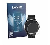 savvies Protector Pantalla para Ulefone Armor Watch Pro 18 Unidades - Película Ultra Transparente