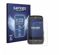 savvies Protector Pantalla para Wahoo Elemnt Bolt 3 6 Unidades - Película Ultra Transparente