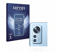 savvies Protector Pantalla para Xiaomi 12 (SÓLO Cámara) 6 Unidades - Película Ultra Transparente