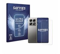 savvies Protector Pantalla para Xiaomi 14T Pro (Frontal+Cámara) 6 Unidades - Película Ultra Transparente