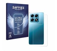 savvies Protector Pantalla para Xiaomi 14T (Trasero) 6 Unidades - Película Ultra Transparente