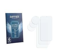 savvies Protector Pantalla para Xiaomi Leica Leitzphone (Frontal+Cámara) 6 Unidades - Película Ultra Transparente