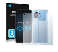 savvies Protector Pantalla para Xiaomi Mi 11 Lite 5G | (Frontal+Trasero) 6 Unidades Transparente Protección Pantalla Made in Germany Película Ultra Transparente